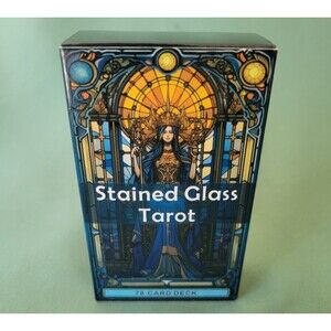 Stained Glass Unique Tarot Deck Complete 78 Cards US Games Systems